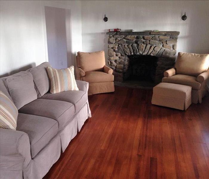 restored living room