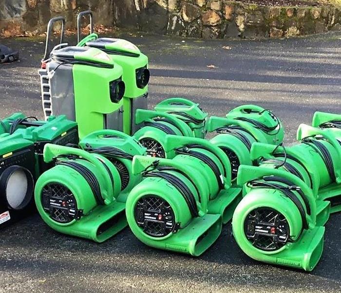 Servpro green machines