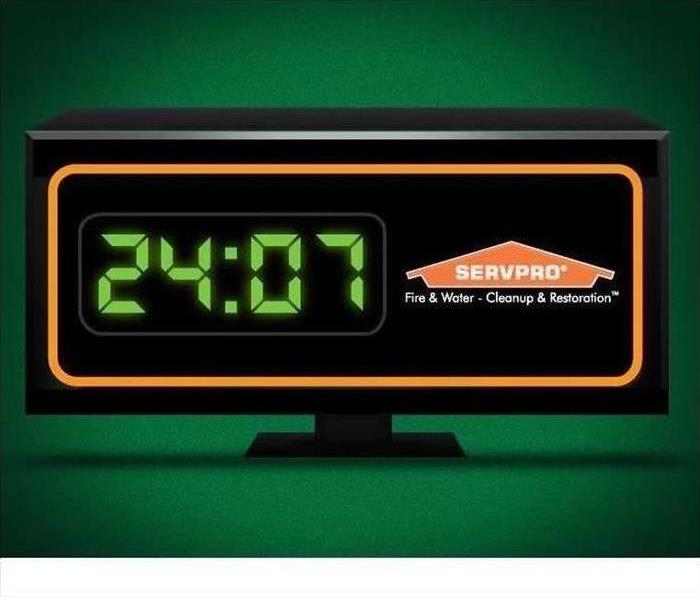 Digital clock that says 24:07